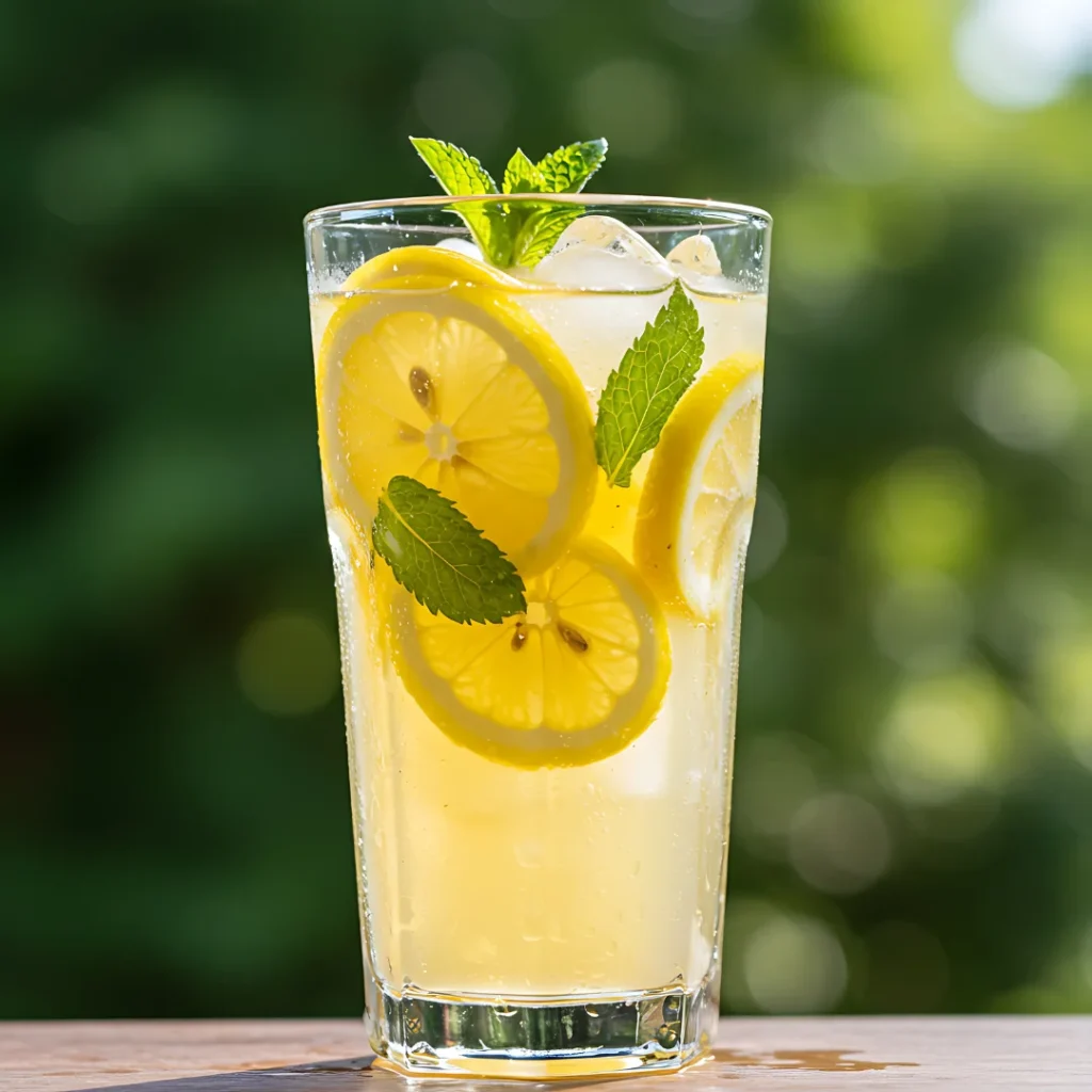Água Aromatizada com Pepino, Limão e Hortelã