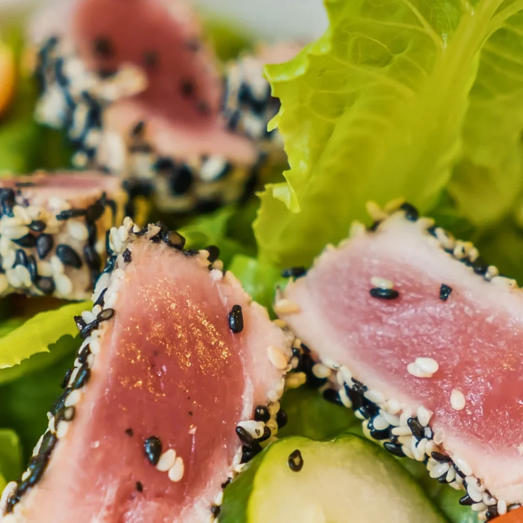 Atum Fresco Selado em Crosta de Chia