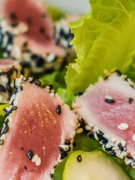 Atum Fresco Selado em Crosta de Chia