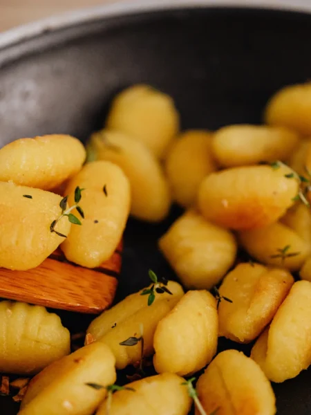 Nhoque de Batata Doce com Farinha de Arroz