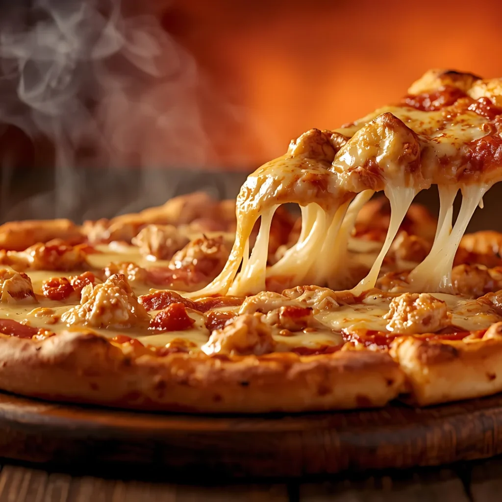 Pizza com Base de Couve-Flor e Queijo Cottage