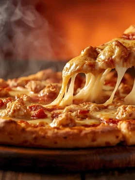 Pizza com Base de Couve-Flor e Queijo Cottage