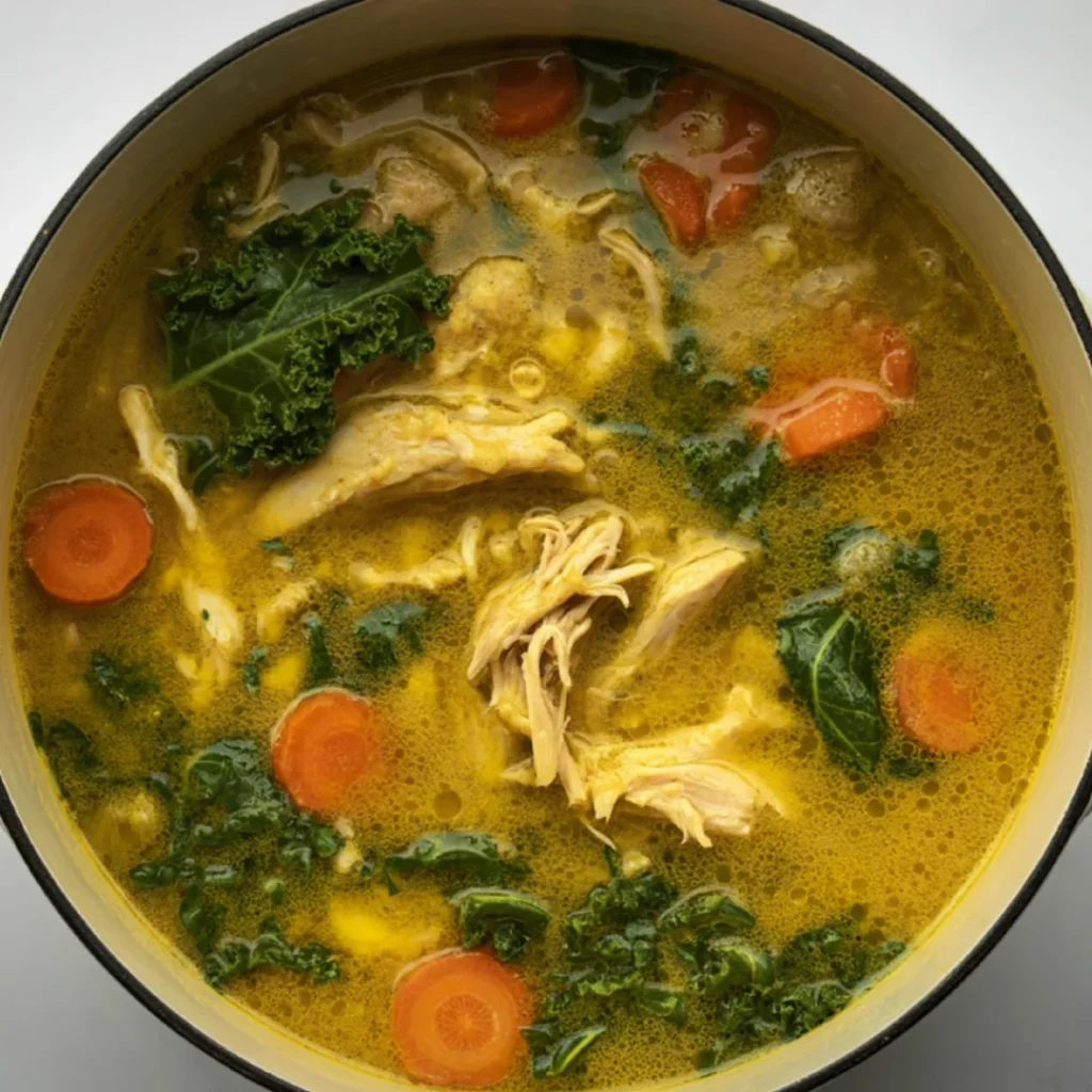 Sopa de Frango com Abóbora e Chia